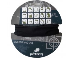 Multifunkční šátek Petreq, černý